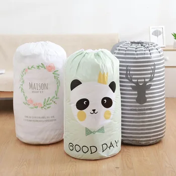 

High Quality Housekeeping Container Organizer Foldable Storage Bag Clothes Blanket Quilt Closet Sweater Organizer Box Pouches