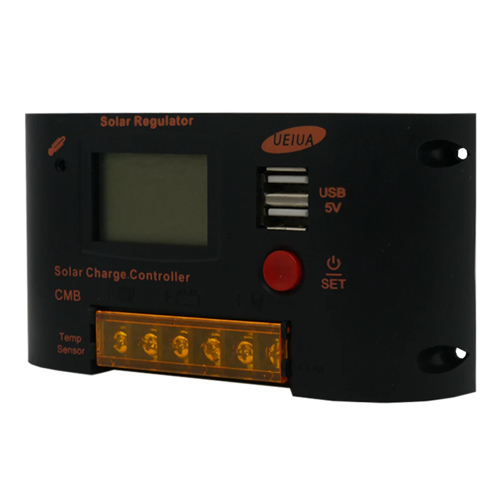 

Solar Charge Controller Kit PWM LCD Dual USB PC Output Charger Regulator Solar Charge Controller Solor Regulator