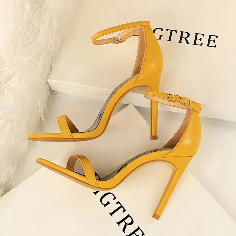 Women Sandals High Heels 10cm Summer Ladies Heel Pumps Stiletto
