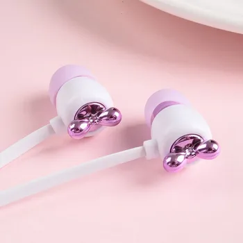

Silicone Wired Butterfly Shape Earphone Sport Running In-Ear Earphones HandsFree Earbuds for iPod with Mic Stereo