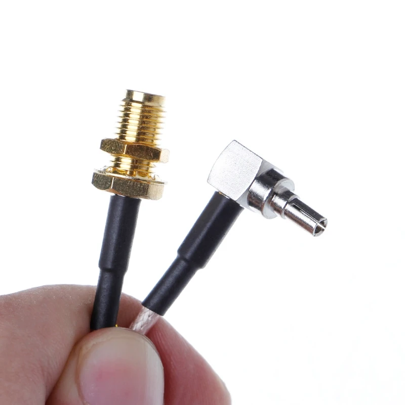 

SMA Female to CRC9 Right Angle Connector RG316 Pigtail Cable 15cm 6\"