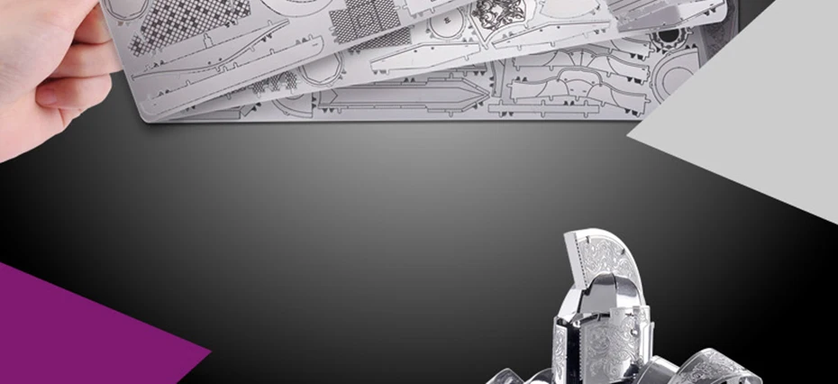 Piececool 3D металлическая игрушка-головоломка DIY черный рыцарь общий солдат Обезьяна Король Пекинская опера фигурка модель для взрослых мальчиков игрушка подарок золото