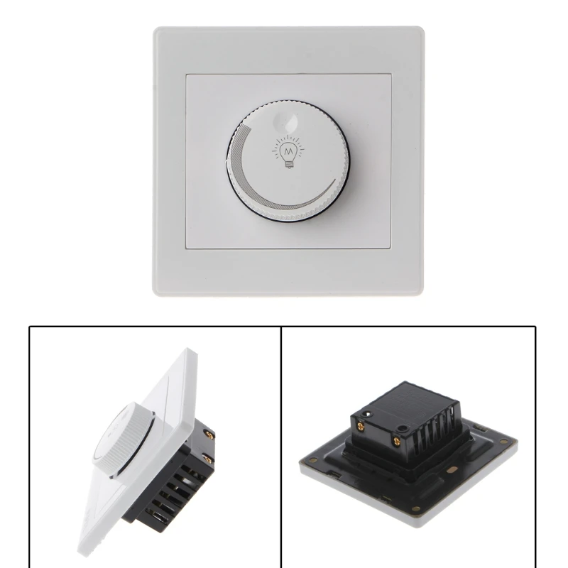 

1PC 220V Light Dimmer Switch Adjustable Brightness Controller For Filament Lamp 19QB