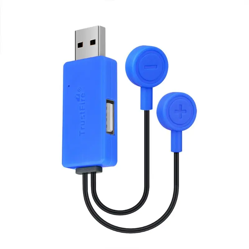 Magnetic USB Battery Charger Adapter for 26650 21700 20700 18650 16340 Li-ion Rechargeable Cellphone Emergency | Электроника