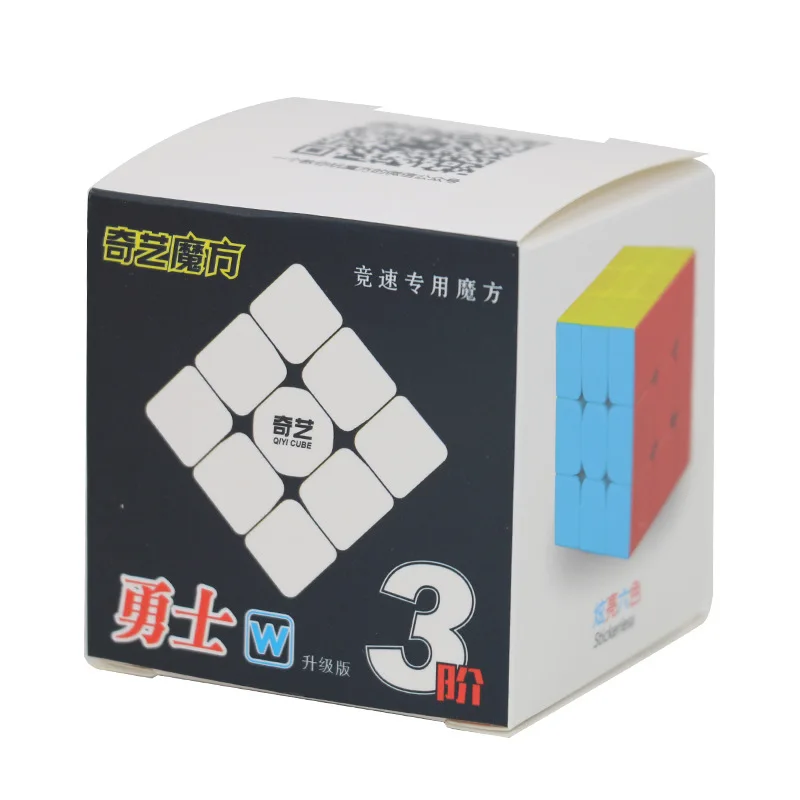 Qiyi Warrior W 3x3x3 магический нео куб профессиональный 3х3 скоростные кубики Пазлы 3 на 3 без наклеек скоростной куб Детские Подарочные игрушки