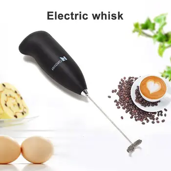 

Generic Electric Mini Handle Stirrer Whisk Mixer Milk Juice Whipped Creamer Frother NEW Stainless Hand Coffee