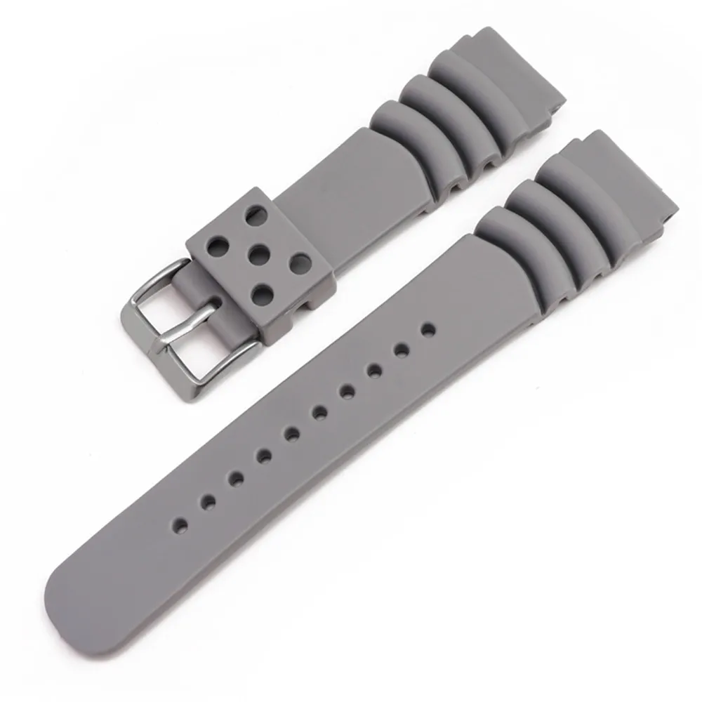 Waterproof Silicone Diving Watch Strap - Durable Sport Wristband Replacement