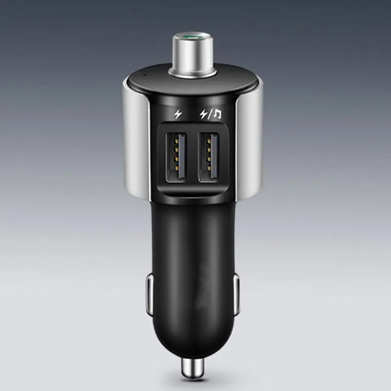 C27A автомобильный беспроводной Bluetooth fm-передатчик с ЖК-дисплеем, двойной usb зарядка, mp3-плеер, Радио адаптер