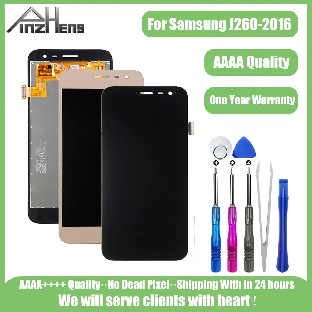 

PINZHENG Display Screen LCD For Samsung J260 Display LCD Screen For Samsung J2 Core SM-J260G J260F J260FN Digitizer Assembly