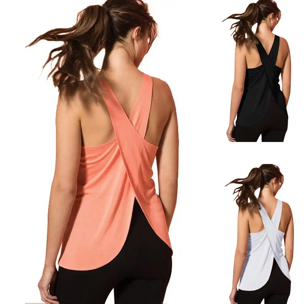 yoga racerback tank