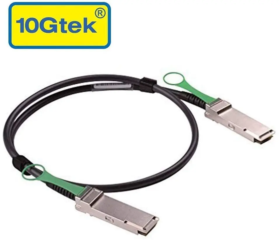 40G QSFP+ DAC Cable - 40GBASE-CR4 Passive Direct Attach Copper Twinax QSFP Cable for Cisco QSFP-H40G-CU3M, 3-Meter(10ft) твинаксиальный медный кабель 3m 10ft fs for mellanox mcp2m00 a003 compatible 25g sfp28 passive direct attach copper twinax cable p n