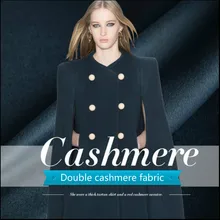 Темно-синяя двойная кашемировая ткань, зимнее пальто, куртка, шерстяная кашемировая ткань шириной 150 см, шерстяная ткань, кашемировой ткани