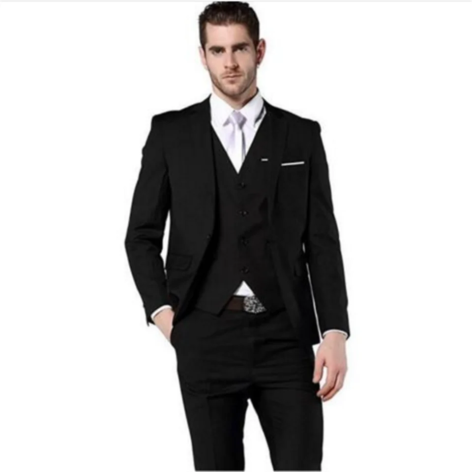 picture color Мужской костюм Smolking Noivo Terno Slim Fit Easculino вечерние костюмы для мужчин hochzeitsanzug мужской смокинг жениха Свадебные официальные - Color: picture color