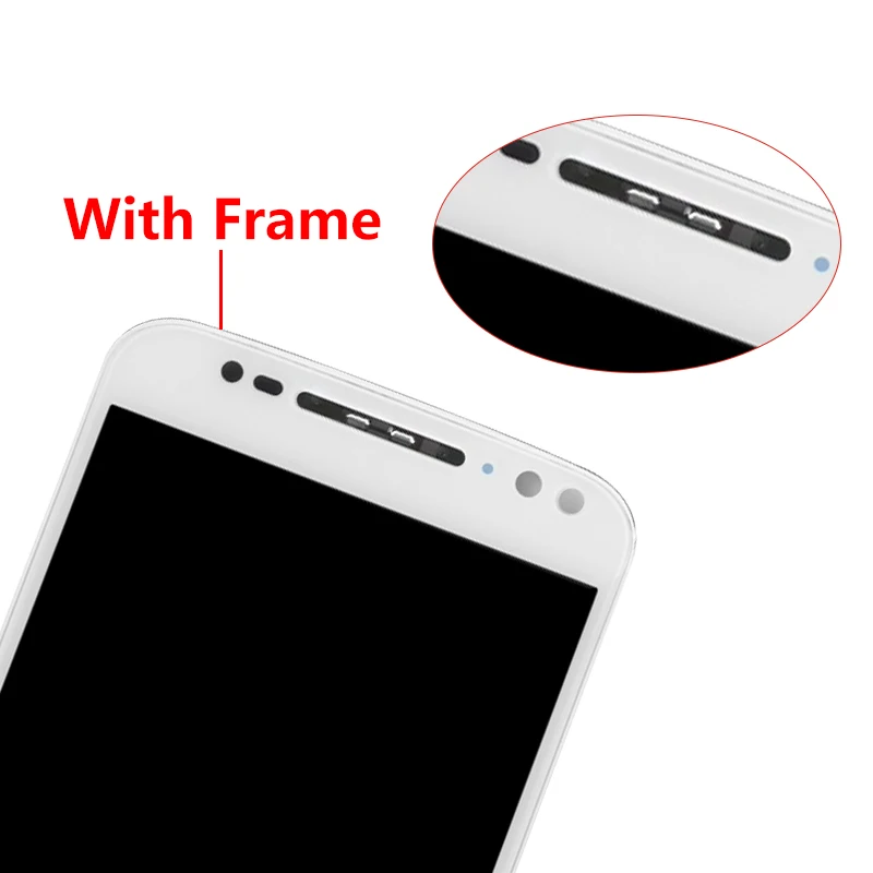 Najtaniej Dla Motorola Moto X styl XT1570 XT1575 XT1572 wyświetlacz LCD i ekran dotykowy Digitizer zestaw naprawczy części z ramą