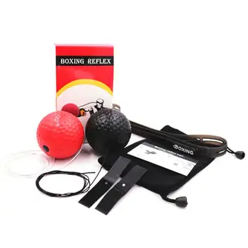 

Head-mounted Boxing Reflex Ball Head Band Fighting Speed Training Punch Ball Muay Tai MMA Exercise Fitness Equipment Accessories