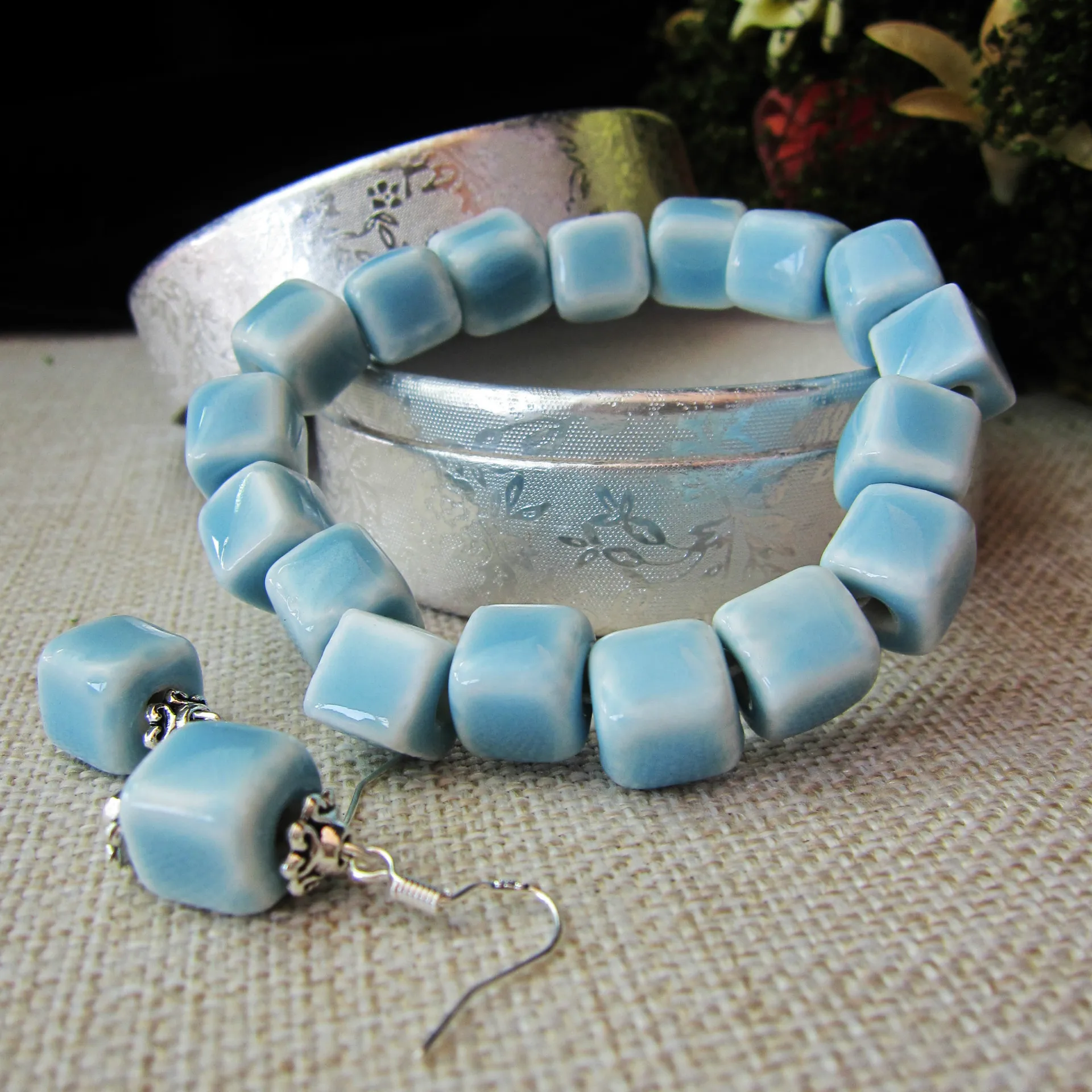 

Candy Line Set Accessories Cute Sweet Bracelets Earrings Creative Collocation Kawaii Gift Students Jewelry