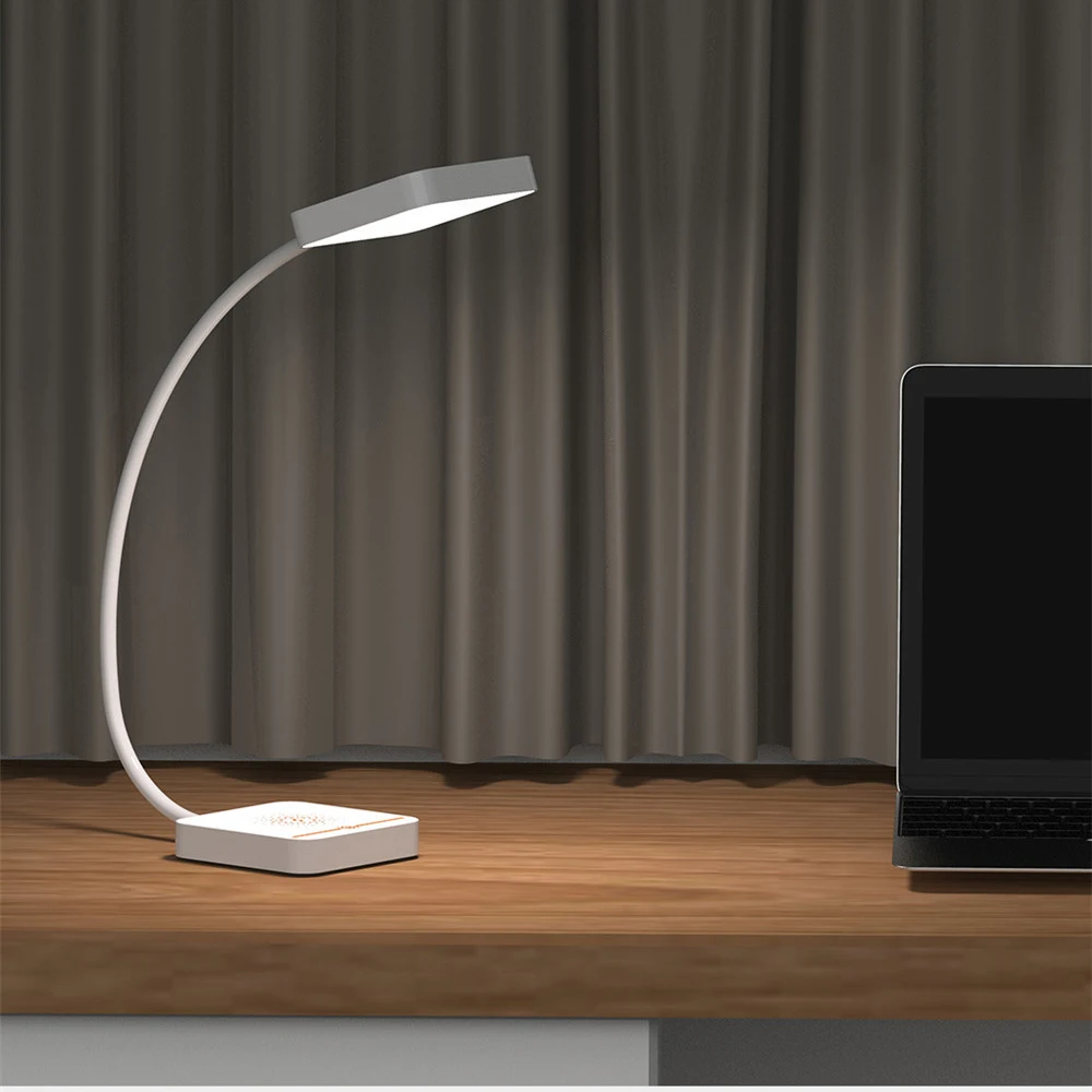 Светодиодная настольная лампа с питанием от USB, Smart Touch, Портативная Складная Настольная лампа, экологически чистые, силиконовые шланги, освещение для комнаты в общежитии 5 Вт