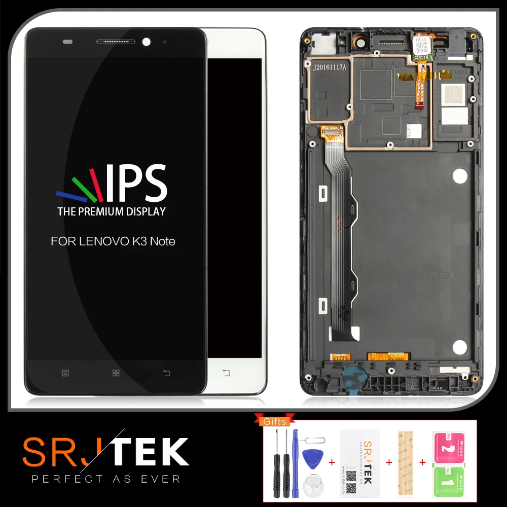 SRJTEK ЖК-дисплей для lenovo K3 Note дисплей K50-T5 K3 Note сенсорный экран матрица дигитайзер сенсор с рамкой для lenovo K50-T3S экран