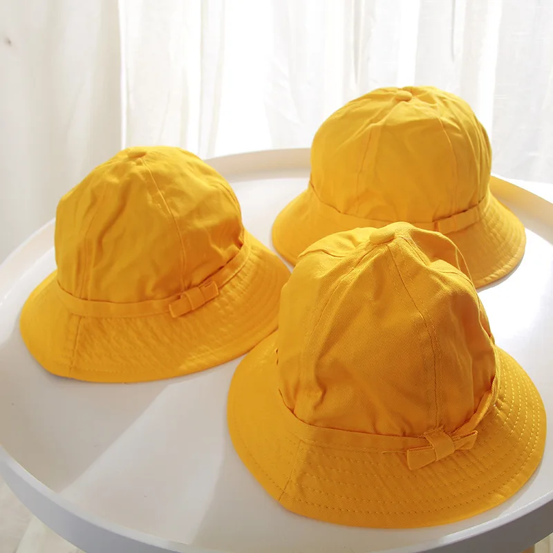 girls yellow sun hat
