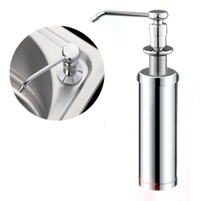 Дозатор мыла с Медной головкой и из нержавеющей стали 220 мл|dispenser sink|soap dispenser sinksoap |