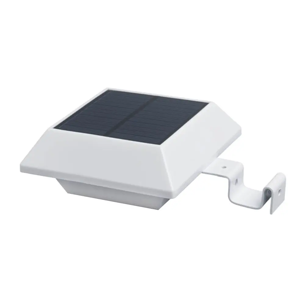 

Bright 4 LED Solar Light PIR Motion Human Activated Wall Lamp Waterproof Roof Gutter Light For Outdoor Garden Fence Porch