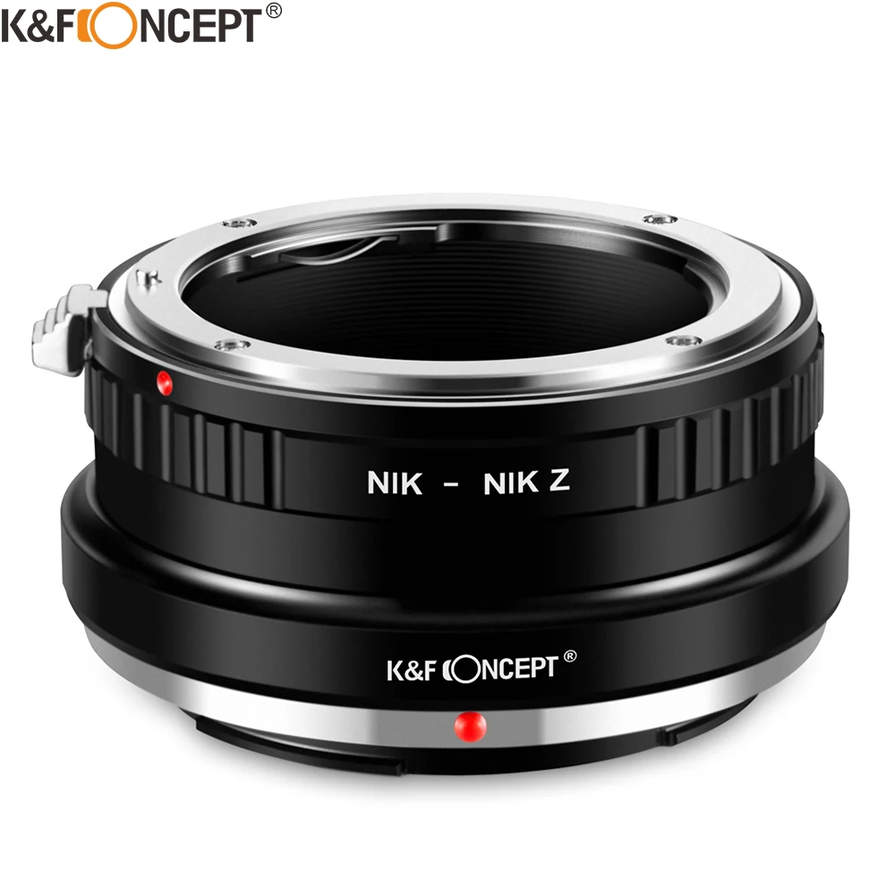 K & F Concept Adattatore Ring Per Nik-Nik Z Nikon F Lens To Z Mount Camera Body Nikon Z5 Z6 Z7 Z6Ii Z7Ii