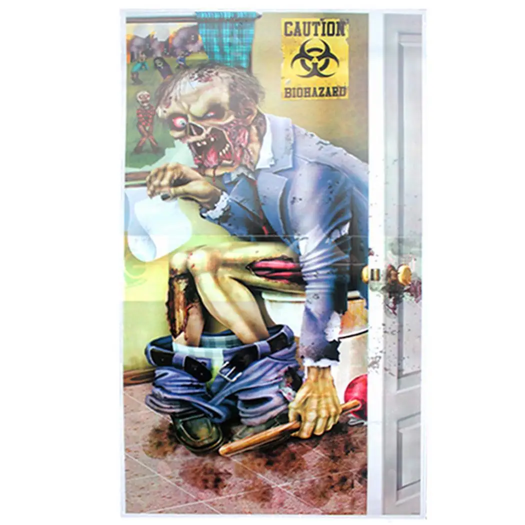 Horror Glass Door Sticker Home Party Accessory For Halloween | Дом и сад