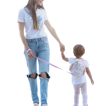 

Baby Kids Harness Backpack With Safety Leash Lovely 3D Plush Cartoon Animal School Bookbag for Girls Boys
