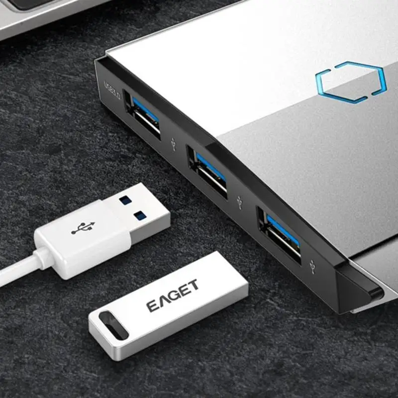 Eaget CH35 4 порта usb type C компьютерный хаб 3 USB 3,0 адаптер кардридер док-станция зарядный разветвитель для рабочего стола ноутбук Laptop персональный компьютер