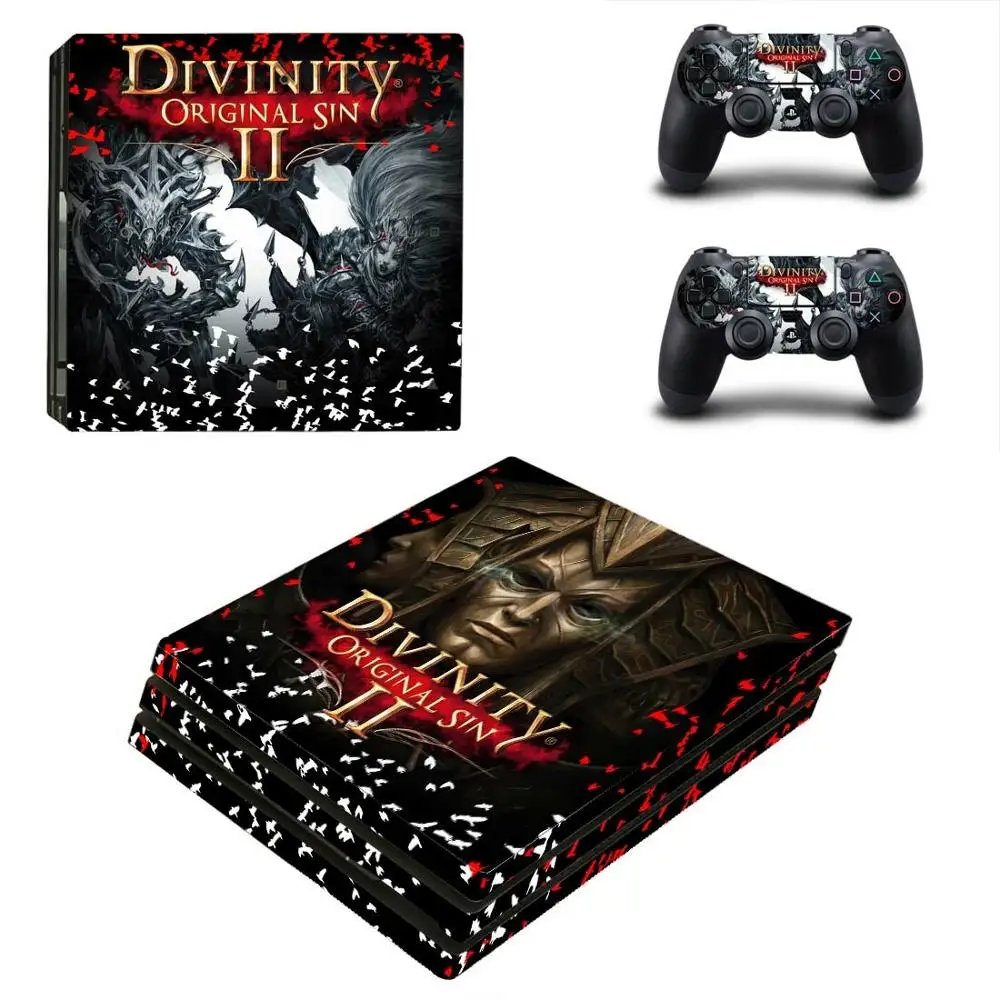 Divinity: оригинальная наклейка Sin 2 PS4 Pro s PS 4 Play station 4 Pro Skin для playstation 4 Pro консоль и контроллер - Цвет: YSP4P-2974