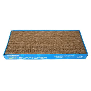 

Cat Scratch Harden Corrugated Paper Dual-Sided Flat Pet Toy Earthy Yellow Claw-Grinding Rectangle Plates