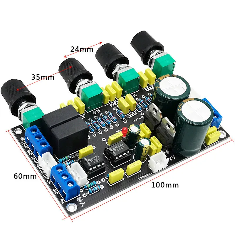 Sotamia-amplificador de Tom de Áudio Placa de Áudio Pré-amplificador para Alto-falante Amplificadores de Potência Preamplificadora Tuning Opa2604 Ne5532 op Amp - Image 3
