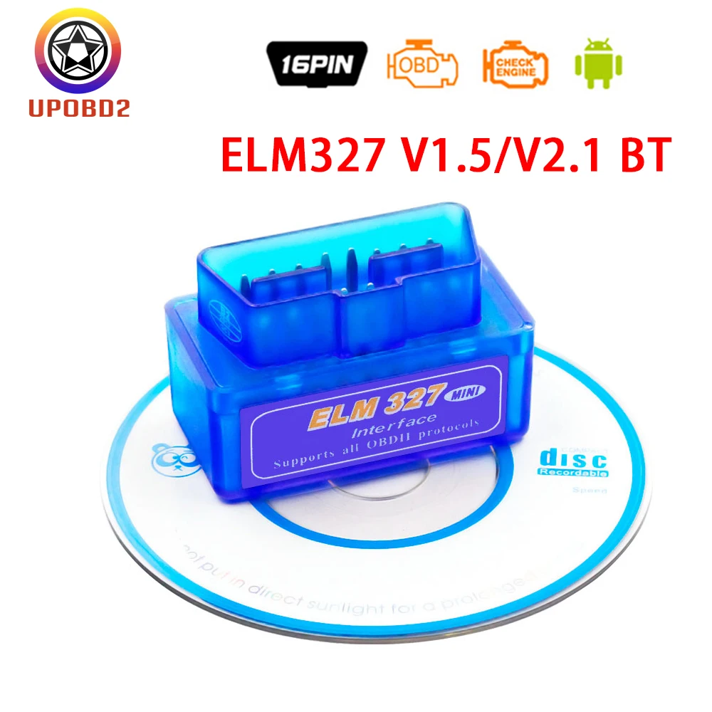 ELM327 Bluetooth-Compatible V1.5/V2.1 OBD2 Scanner Auto Code Reader Mini 1.5 2.1 Car Diagnostic Tools For Android Windows | Автомобили и