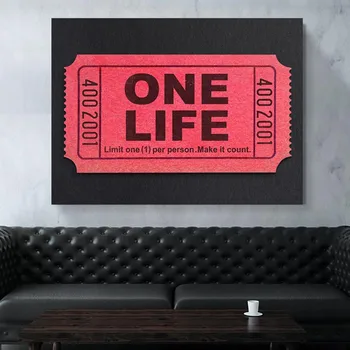 

1 Piece printed Painting LOGO Canvas Picture Art Obrazy Pop Art Canvas HD Movie Poster Wall Art