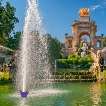 

Summer Swimming Pool Fountain Wall Flower Head Decorative Landscape Fountain Yard Park Garden Pond Waterfall Spray Fountain