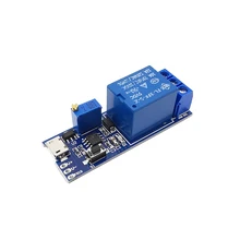 Smart Electronics Control Module Trigger Delay Switch 5V-30V Micro USB Power Adjustable Delay Relay Timer