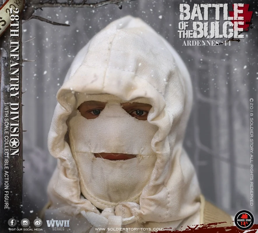 SoldierStory SS111 1/6 армии США 28-я стрелковая дивизия Арденны 1944 солдатская фигурка коллекция Второй мировой войны военные фигурки