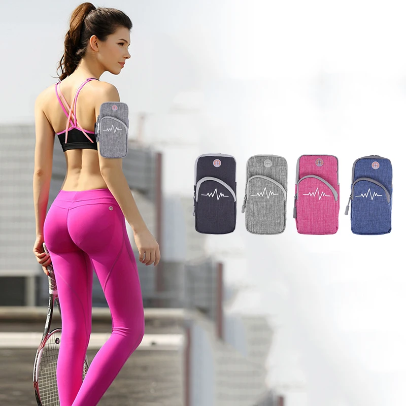 

4-6 inch Universal Sports Armband Hand Holder Outdoor Running Cycling Waterproof Armbands Gym Phone Pouch Bag for iphone Huawei