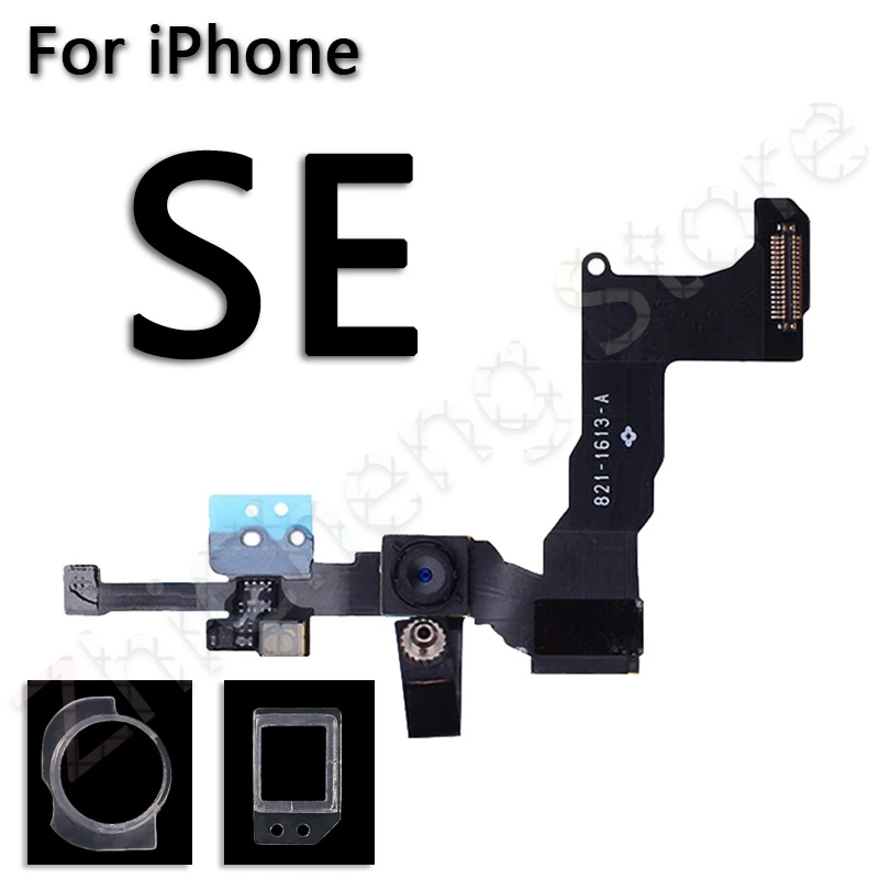 Фронтальная камера для iPhone 5 5S SE 5C 6s 6 7 8 Plus фронтальная камера датчик приближения гибкий кабель с микрофоном - Цвет: For iPhone SE