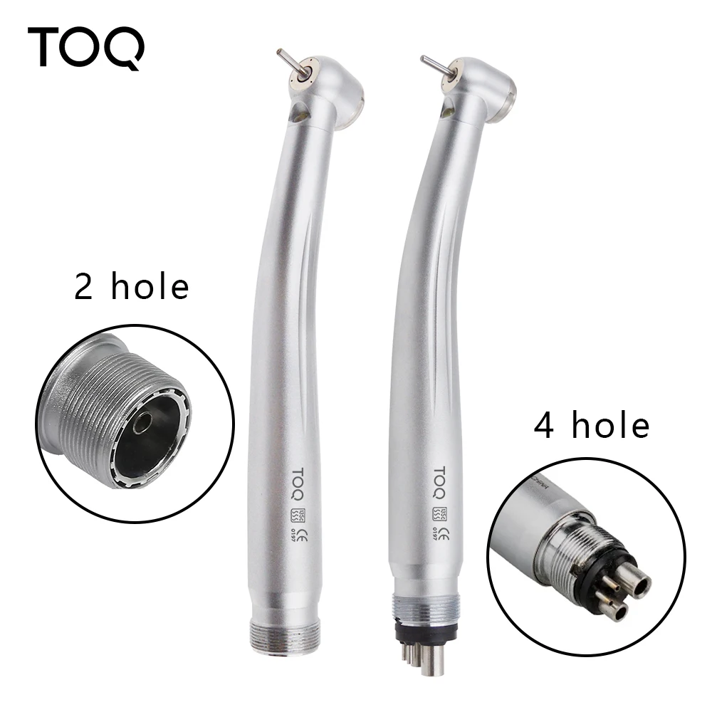 Dental LED E-generator Push Button High Speed Handpiece Air Turbine Triple Water Spray Hand piece 4hole 2hole | Красота и здоровье