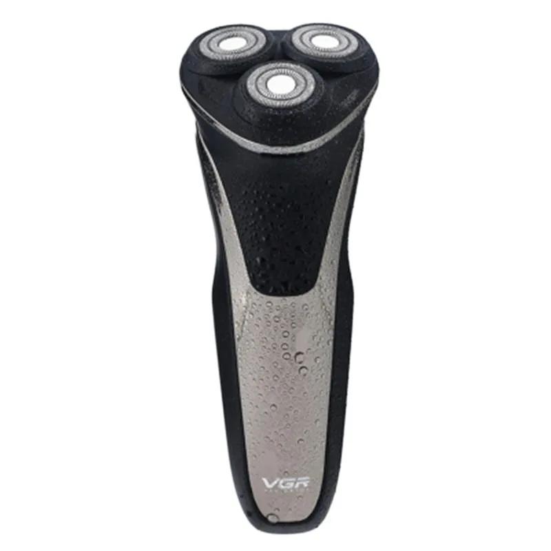 

VGR V-306 Electric Shaver 3 Cutter Head Rotary Cutter Shaving LCD Display USB Rechargeable Wash Hair Trimmer Men