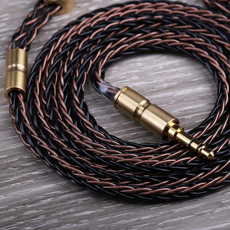 Core Cabo de Prata para Headphone 12 Jack 3.5 mm 2.5 mm 4.4 mm Balance Upgrade Cabos de Substituição 1.4m Personalidade Openheart8 - Image 3