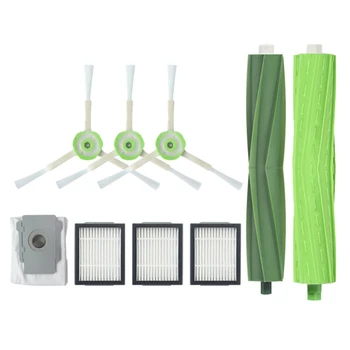 

Vacuum Cleaner 1 Set Bristle Brush+3 Side Brush+3 Filters+1 Vacuum Cleaner Dust Bags For Irobot Roomba I7 I7+/I7 Plus E5 E6 E7