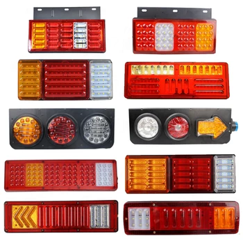 

waterproof Car24V 6D taillight truck taillights brake turn signal light uplight trailer taillights large truck rear taillights