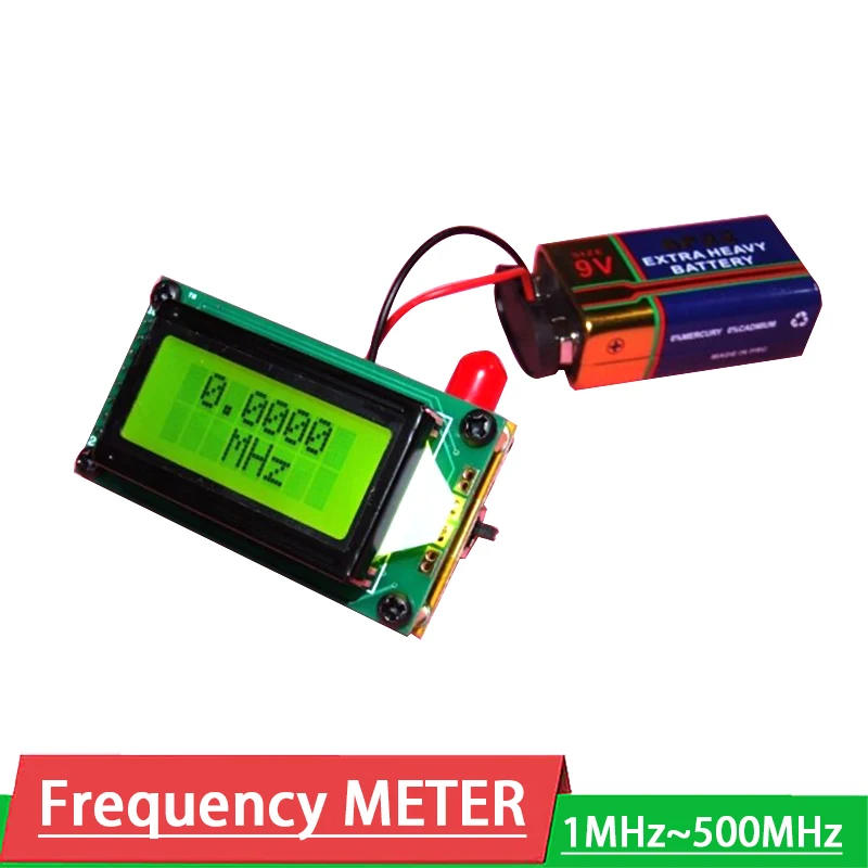 High Accuracy 1mhz500mhz Frequency Counter Tester Meter Measurement