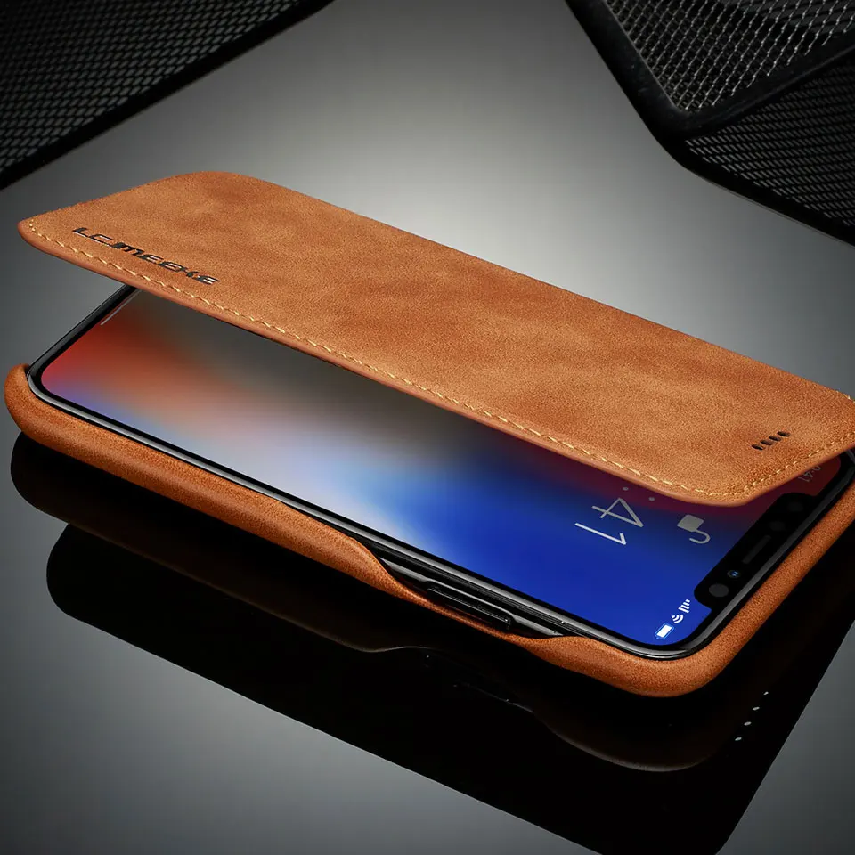 Флип-бумажник кожаный бизнес ретро-Книга дизайн магнитный для iphone XS Max XR X 6 6S 6Plus 7 8 7Plus 8Plus чехол-подставка