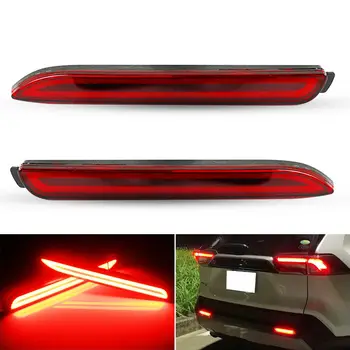 

LED Rear bumper light 2PCS set Brake Stop Reflector Driving ABS plastic