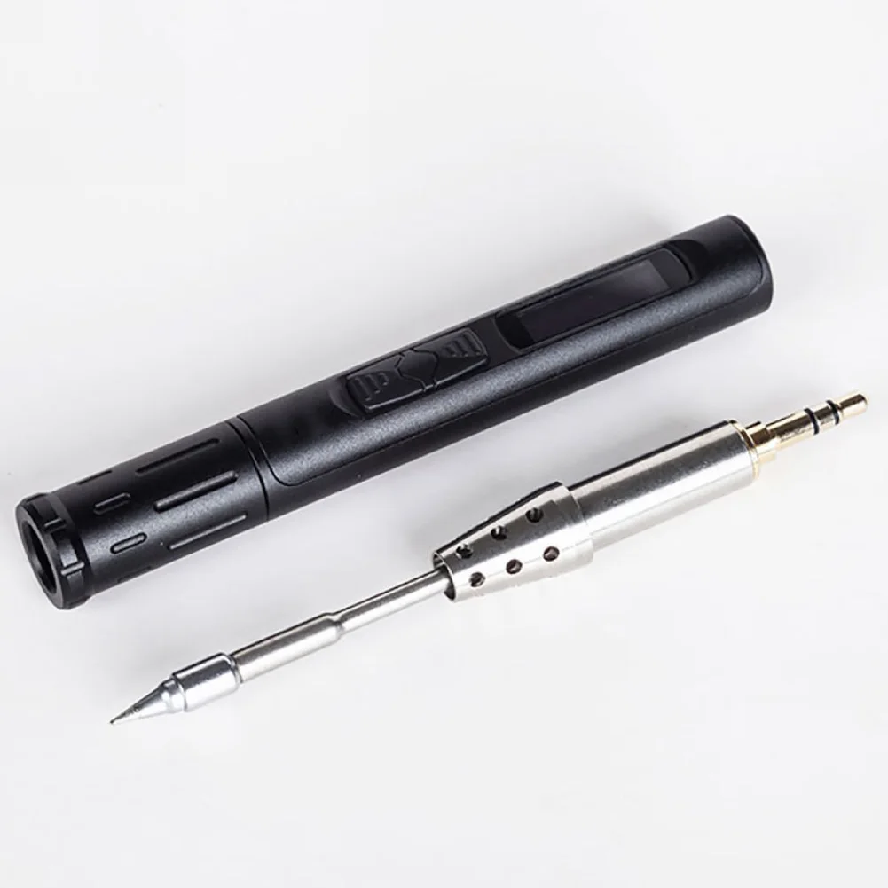 

TS80 Electric Metal Smart Soldering Iron Kit Adjustable Temperature Digital Tool With Tip USB Type C OLED Display Mini Practical