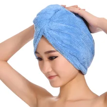 Напрямую от производителя продавая корейский стиль волос кораллового бархата волос-сушильная крышка полотенце для сушки волос сверхтонкое волокно очень большой толстый
