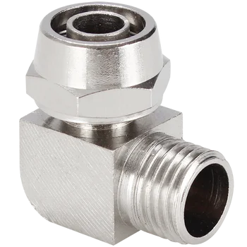 1 개 KLL6-01,KLL6-02,KLL8-02,KLL10-02,KLL10-03, 빠른 나사 퀵 커넥터 피팅 공압 팔꿈치